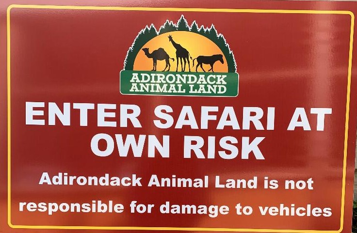 adirondack animal land drive thru